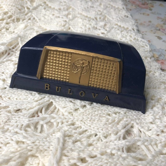 Vintage Bulova Fifth Avenue Original Plastic Watch Display Storage Box Case - Picture 3 of 16